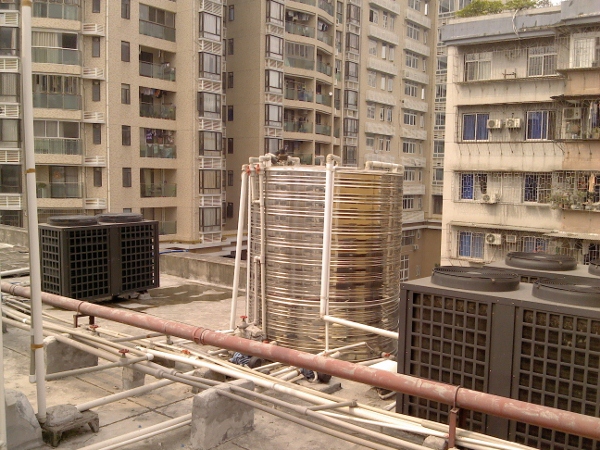 广州市酒店热泵热水工程案例